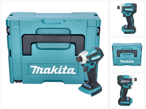 Makita DTD 172 ZJ akumulatorowy klucz udarowy 18 V 180 Nm 1/4" bezszczotkowy + Makpac - bez akumulatora, bez ładowarki