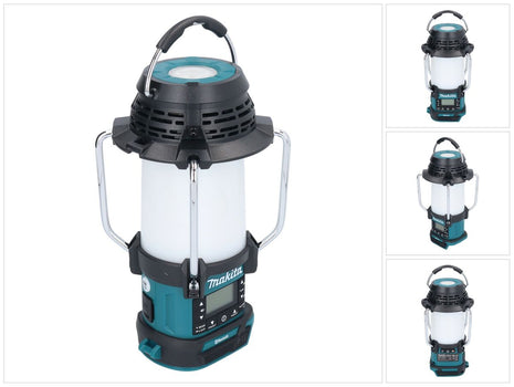 Makita DMR 057 Battery radio 18 V FM with lantern 360° torch solo - without battery, without charger