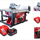 Milwaukee M18 FTS210-801B Scie circulaire sur table sans fil 18 V 210 mm Brushless + 1x batterie 8,0 Ah + kit chargeur