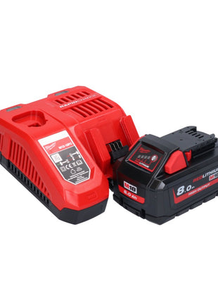 Milwaukee M18 FTS210-801B Akku Tischkreissäge 18 V 210 mm Brushless + 1x Akku 8,0 Ah + Ladegerät