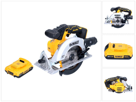 DeWalt DCS 565 N cordless circular saw 18 V 165 mm brushless + 1x rechargeable battery 2.0 Ah - without charger