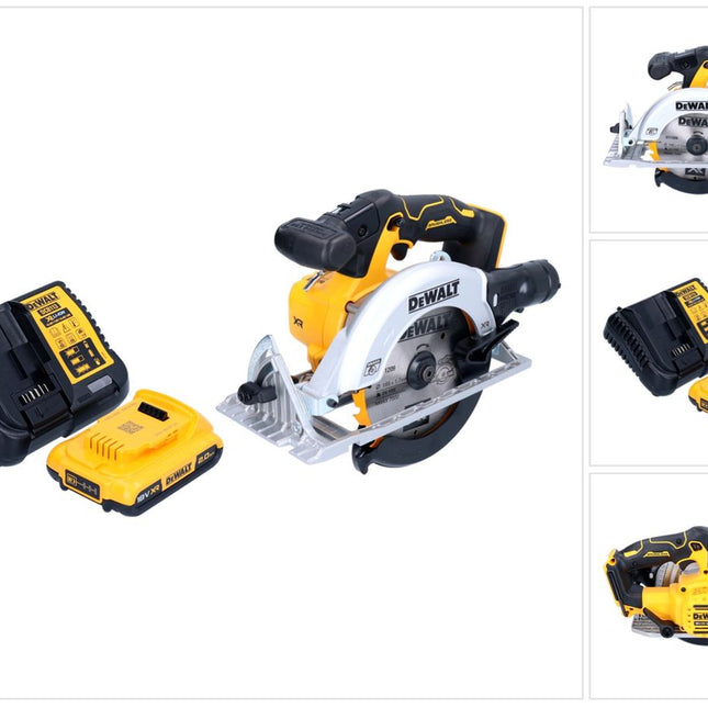 Sega circolare a batteria DeWalt DCS 565 D1 18 V 165 mm brushless + 1x batteria 2,0 Ah + caricabatterie