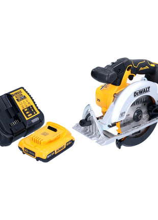 Sierra circular manual a batería DeWalt DCS 565 D1 18 V 165 mm sin escobillas + 1x batería 2,0 Ah + cargador