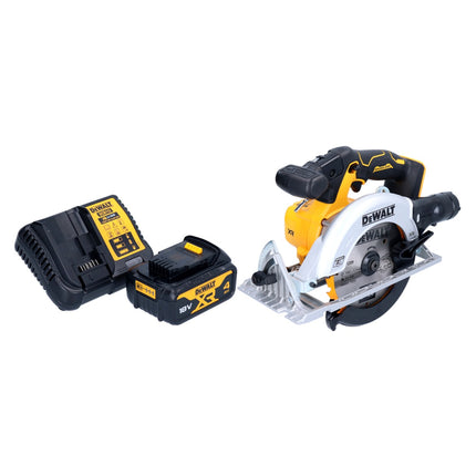 Sierra circular sin cable DeWalt DCS 565 M1 18 V 165 mm sin escobillas + 1x batería 4,0 Ah + cargador