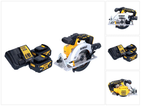 DeWalt DCS 565 M2 cordless circular saw 18 V 165 mm brushless + 2x battery 4.0 Ah + charger