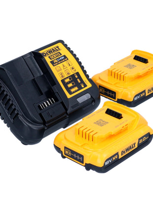 Marteau combiné à batterie DeWalt DCH 263 D2 18 V 3 J SDS Plus Brushless + 2x batteries 2,0 Ah + chargeur