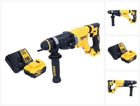 Martillo combinado a batería DeWalt DCH 263 P1 18 V 3 J SDS Plus Brushless + 1x batería 5,0 Ah + cargador