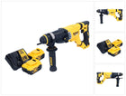 DeWalt DCH 263 P2 Marteau perforateur burineur sans fil 18 V 3 J SDS Plus Brushless + 2x Batterie 5,0 Ah + Ladegert