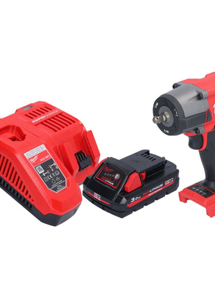 Milwaukee M18 FMTIW2F38-301 Clé à choc sans fil 18 V 745 Nm 3/8'' Brushless + 1x batterie 3,0 Ah + chargeur