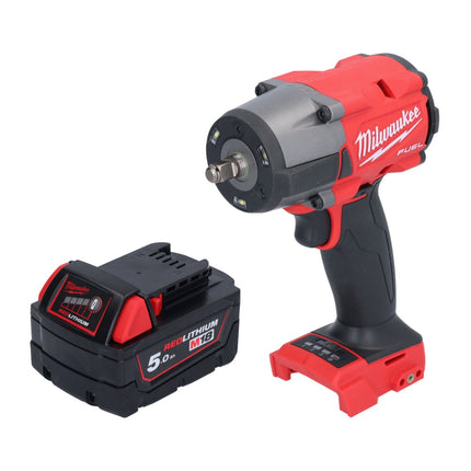 Milwaukee M18 FMTIW2F38-501 Cordless impact wrench 18 V 745 Nm 3/8" brushless + 1x rechargeable battery 5.0 Ah - without charger