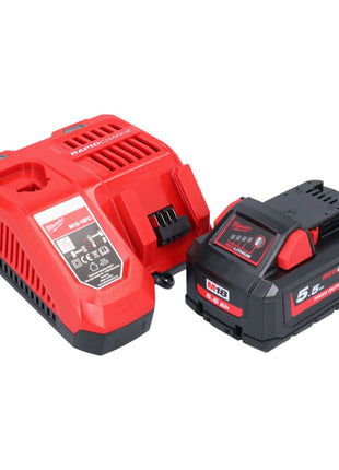 Milwaukee M18 FMTIW2F38-551 Akumulatorowy klucz udarowy 18 V 745 Nm 3/8" bezszczotkowy + 1x akumulator 5,5 Ah + ładowarka