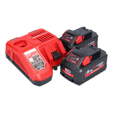 Milwaukee M18 FMTIW2F38-552 Llave de impacto sin cable 18 V 745 Nm 3/8" sin escobillas + 2x batería recargable 5,5 Ah + cargador