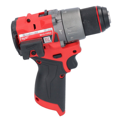Taladro percutor inalámbrico Milwaukee M12 FPD2-601 12 V 45 Nm sin escobillas + 1x batería 6,0 Ah + cargador