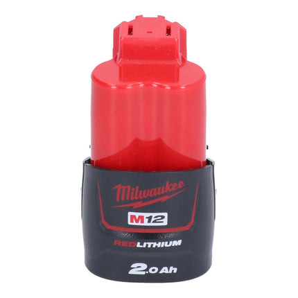 Llave de impacto sin cable Milwaukee M12 FID2-201 12 V 170 Nm 1/4" sin escobillas + 1x batería recargable 2.0 Ah - sin cargador