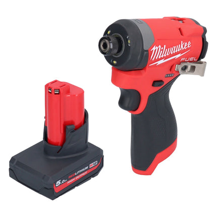 Avvitatore a impulsi a batteria Milwaukee M12 FID2-501 12 V 170 Nm 1/4" brushless + 1x batteria ricaricabile 5,0 Ah - senza caricabatterie