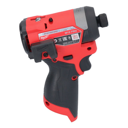 Milwaukee M12 FID2-502 akumulatorowy klucz udarowy 12 V 170 Nm 1/4" bezszczotkowy + 2x akumulator 5,0 Ah + ładowarka