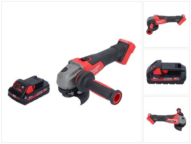 Milwaukee M18 FSAG115X-301 Smerigliatrice angolare a batteria 18 V 115 mm brushless + 1x batteria ricaricabile 3,0 Ah - senza caricabatterie