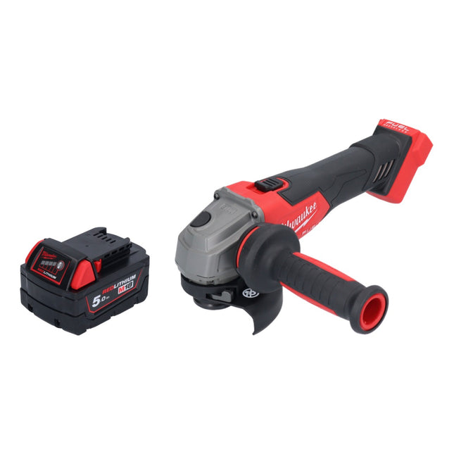 Milwaukee M18 FSAG115X-501 Amoladora angular sin cable 18 V 115 mm sin escobillas + 1x batería 5.0 Ah - sin cargador
