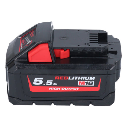 Amoladora angular a batería Milwaukee M18 FSAG115X-551 18 V 115 mm sin escobillas + 1x batería 5,5 Ah - sin cargador