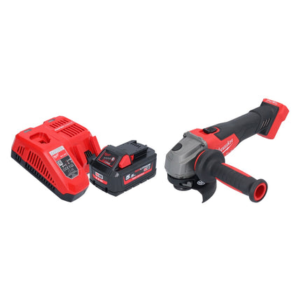 Milwaukee M18 FSAG115X-551 cordless angle grinder 18 V 115 mm brushless + 1x rechargeable battery 5.5 Ah + charger