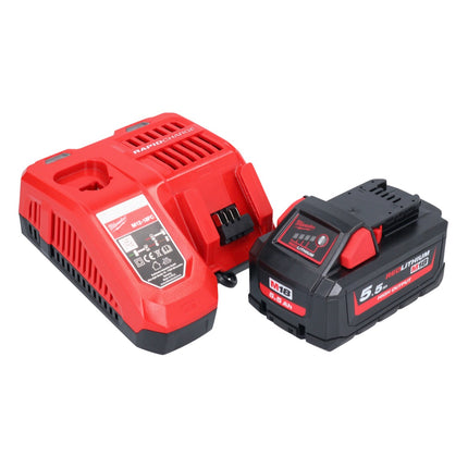 Milwaukee M18 FSAG115X-551 cordless angle grinder 18 V 115 mm brushless + 1x rechargeable battery 5.5 Ah + charger