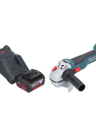 Bosch GWS 18V-10 Professional Akku Winkelschleifer 18 V 115 mm Brushless + 1x Akku 4,0 Ah + Ladegerät