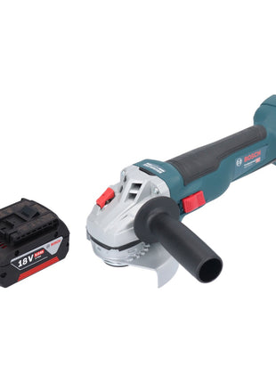 Bosch GWS 18V-10 Amoladora angular a batería profesional 18 V 115 mm sin escobillas + 1x batería 5,0 Ah - sin cargador