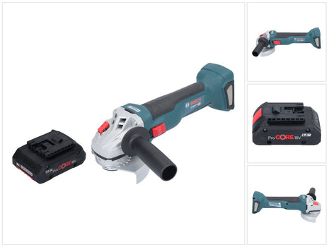 Bosch GWS 18V-10 Professional Meuleuse angulaire sans fil 18 V 115 mm Brushless + 1x batterie ProCORE 4,0 Ah - sans chargeur