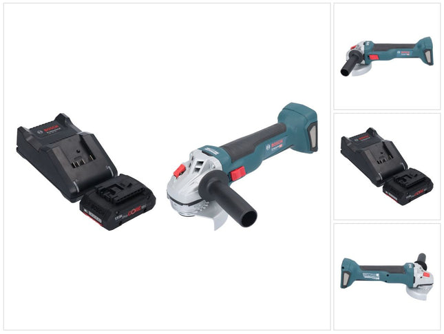 Bosch GWS 18V-10 Amoladora angular profesional sin cable 18 V 115 mm sin escobillas + 1x batería ProCORE 4,0 Ah + cargador