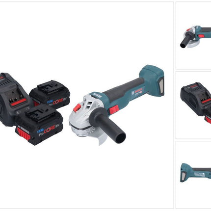 Bosch GWS 18V-10 Professional Meuleuse angulaire sans fil 18 V 115 mm Brushless + 2x batterie ProCORE 8,0 Ah + chargeur