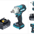 Makita DTW 301 M1 cordless impact wrench 18 V 330 Nm 1/2