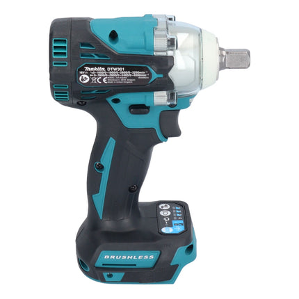 Makita DTW 301 T1 akumulatorowy klucz udarowy 18 V 330 Nm 1/2" bezszczotkowy + 1x akumulator 5,0 Ah - bez ładowarki