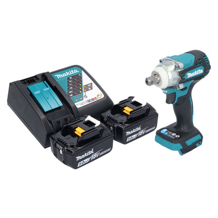 Makita DTW 301 RT Clé à choc sans fil 18 V 330 Nm 1/2" Brushless + 2x batterie 5,0 Ah + chargeur