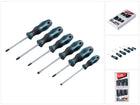 Makita E-10528 Set di cacciaviti 6 pezzi SL4 / SL5,5 / PH1 / PH2 / PZ1 / PZ2