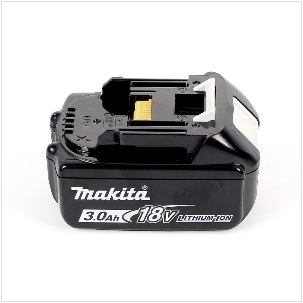 Makita BL 1830 B Li-Ion Akku 18 V 3,0 Ah / 3000 mAh ( 197599-5 ) mit LED Anzeige - original, kein Nachbau