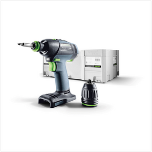 Festool T 18+3 Li-Basic Akku Bohrschrauber 18V 50Nm Brushless Solo + systainer ( 574763 ) - ohne Akku, ohne Ladegerät