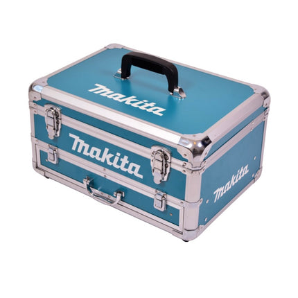 Taladro percutor inalámbrico Makita HP 488 D009 18 V 42 Nm Serie G + 2x baterías 1,5 Ah + cargador + set de accesorios 70 piezas + estuche