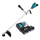 Makita DUR 369 ART2 Decespugliatore a batteria 36 V ( 2x 18 V ) 43 cm brushless + 2x batteria 5,0 Ah + caricabatteria