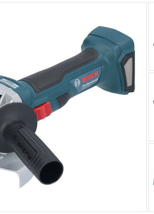 Bosch GWS 18V-7 Professional Akku Winkelschleifer 18 V 125 mm Brushless Solo ( 06019H9001 ) - ohne Akku, ohne Ladegerät