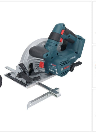 Bosch GKS 18V-57-2 Sega circolare professionale a batteria 18 V 165 mm brushless + 1x batteria ricaricabile 4,0 Ah - senza caricabatterie