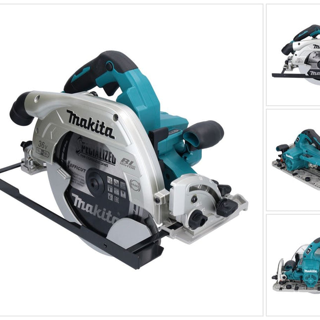 Makita DHS 900 ZU Sierra circular 36 V ( 2x 18 V ) 235 mm Sin escobillas + Adaptador Bluetooth - sin batería, sin cargador