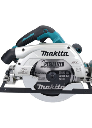 Sierra circular inalámbrica Makita DHS 900 ZU 36 V (2x 18 V) 235 mm sin escobillas + adaptador Bluetooth - sin batería, sin cargador