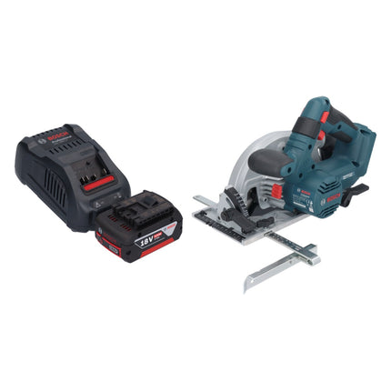 Bosch GKS 18V-57-2 Professional Scie circulaire portative sans fil 18 V 165 mm Brushless + 1x batterie 5,0 Ah + chargeur
