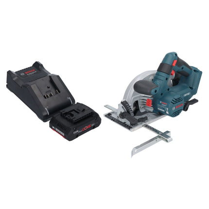 Bosch GKS 18V-57-2 Sega circolare professionale a batteria 18 V 165 mm senza spazzole + 1x batteria ricaricabile ProCORE 4,0 Ah + caricabatteria