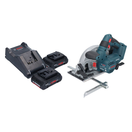 Bosch GKS 18V-57-2 Professional Scie circulaire portative sans fil 18 V 165 mm Brushless + 2x batterie ProCORE 4,0 Ah + chargeur