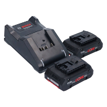 Bosch GKS 18V-57-2 Professional Scie circulaire portative sans fil 18 V 165 mm Brushless + 2x batterie ProCORE 4,0 Ah + chargeur