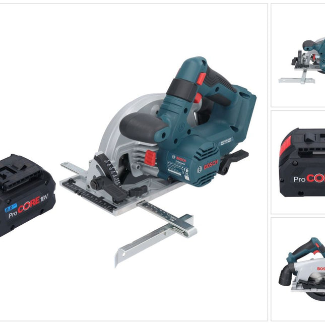 Bosch GKS 18V-57-2 Sierra circular profesional con acumulador 18 V 165 mm sin escobillas + 1x acumulador ProCORE 8,0 Ah - sin cargador