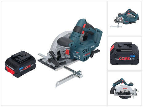 Bosch GKS 18V-57-2 Professional cordless circular saw 18 V 165 mm brushless + 1x ProCORE rechargeable battery 8.0 Ah - without charger