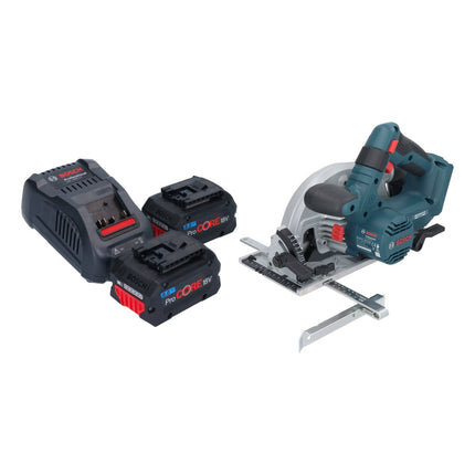 Bosch GKS 18V-57-2 Professional Scie circulaire portative sans fil 18 V 165 mm Brushless + 2x ProCORE Batterie 8,0 Ah + chargeur