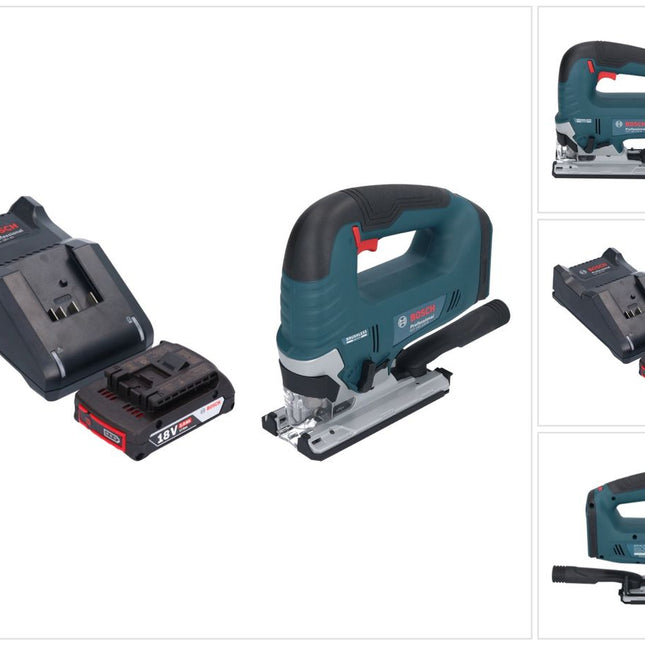 Bosch GST 18V-125 B Professional Akku Stichsäge 18 V 125 mm Brushless + 1x Akku 2,0 Ah + Ladegerät